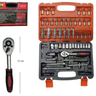 SET DE LLAVE TUBO 53PCS              130T03