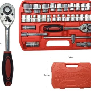 SET GRANDE DE LLAVE TUBO 32PCS             130T04