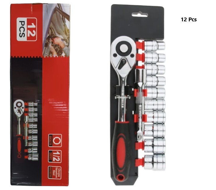 SET DE LLAVE TUBO 12PCS          130T08