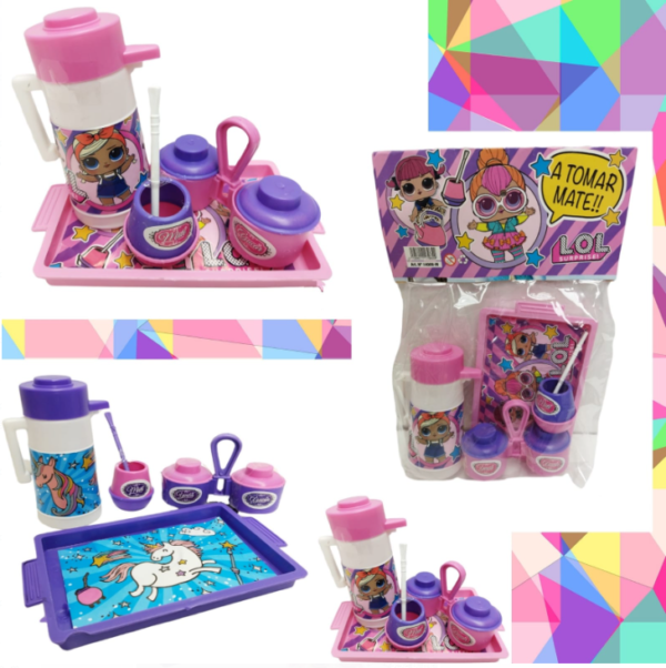 JUEGO DE MATE CON BANDEJA/PERSONAJES INFANTIL       14006M