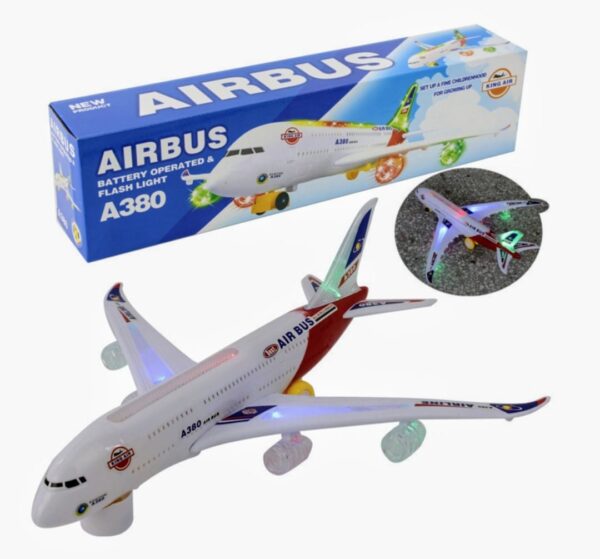AVION CON LUZ Y SONIDO A PILA          370393