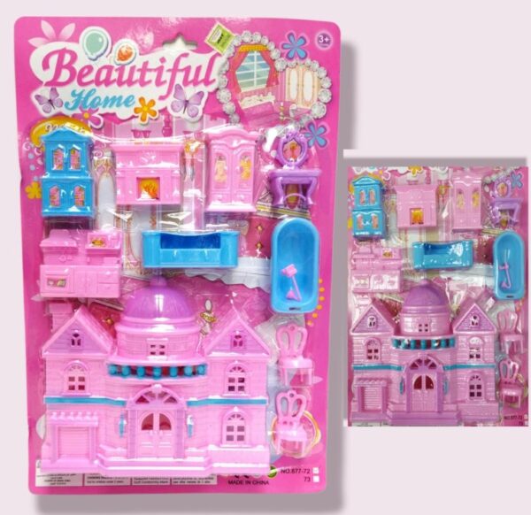 CASTILLO HOME CON ACCESORIOS EN BLISTER          877-72
