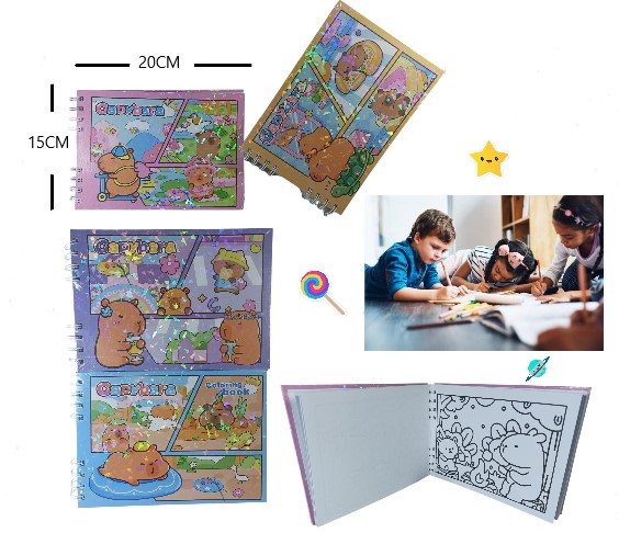 LIBRO PARA PINTAR XYH-2461 LB-4321 JK-4320