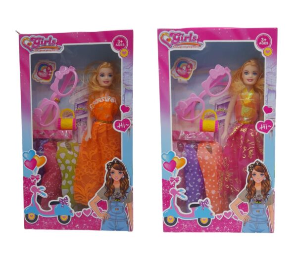 MUÑECA EN CAJA CON ACCESORIOS          99041