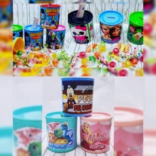 ALCANCIA DE PLASTICO DIFERENTES PERSONAJES          ALCAN-02