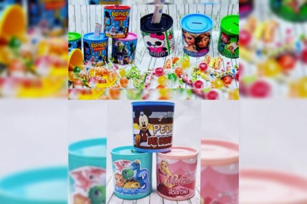 ALCANCIA DE PLASTICO DIFERENTES PERSONAJES          ALCAN-02