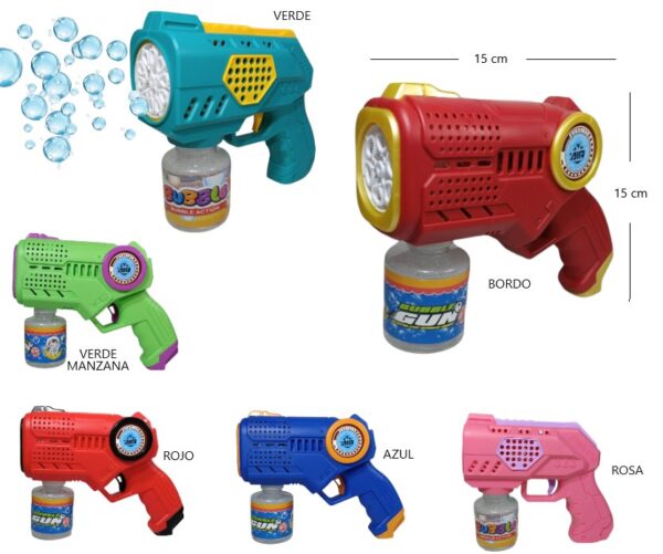 PISTOLA BURBUJERA A PILA BG-03 BG-05               BG-01