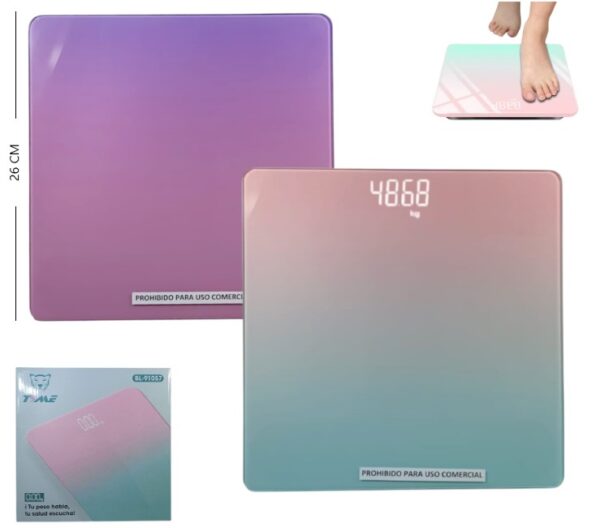 BALANZA DIGITAL DE BAÑO PERSONAL             BL-91057