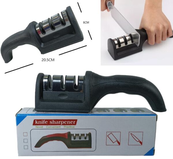 AFILADOR DE CUCHILLOS 3 EN 1 YD-168           BN1642