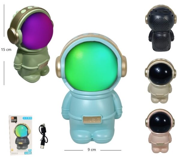 PARLANTE ASTRONAUTA BT/MP3/USB           BT-21010