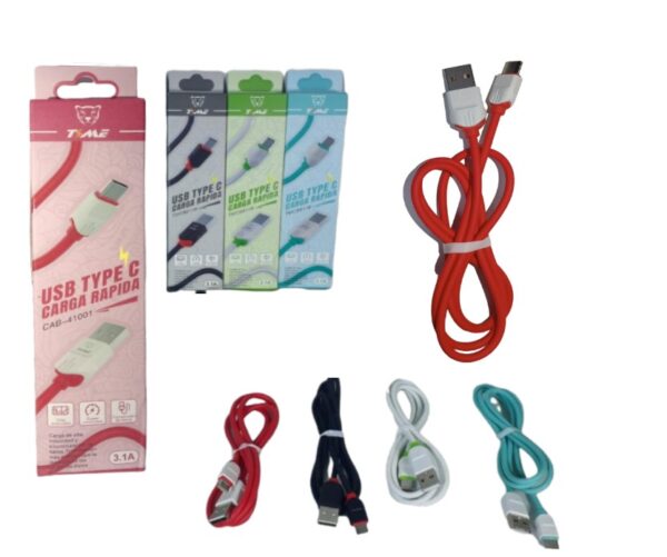 CAB-41007 CABLE TIPO C CARGA RAPIDA              CAB-41001
