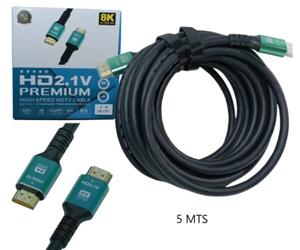 CAB-47021CABLE HDMI REFORZADO 8K 2.1V 5M           CAB-47007