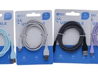 CABLE IBEK 5A IPHONE CARGA RAPIDA MALLADO            CB-2402