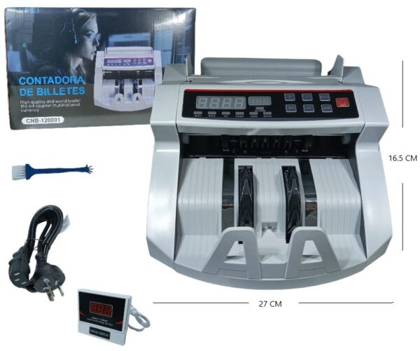 CONTADORA DE BILLETES VISOR 900PCS/MIN 110V/220V            CNB-120001/GM-009