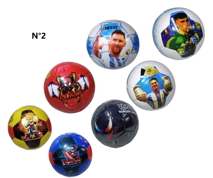 PELOTA N°2 PERSONAJES MARVEL PF-01