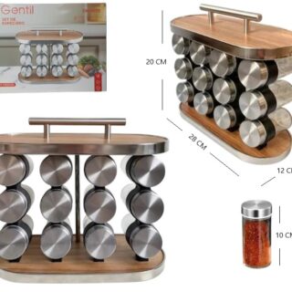 SET DE ESPECIERO 12PCS             GN-0072