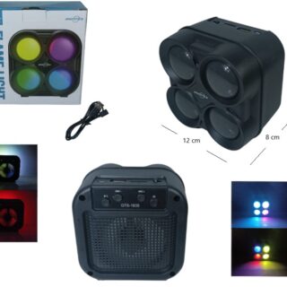 PARLANTE 3PLG C/ LUZ BLUETOOTH/FM/MP            GTS-1835