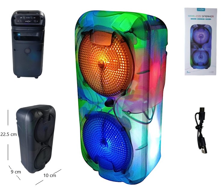 PARLANTE 3PLG BLUETOOHT/FM/MP3              GTS-2083