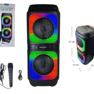 GTS-2133 PARLANTE BT 4X2 PLG C/MICROFONO MP3/FM         GTS-2131