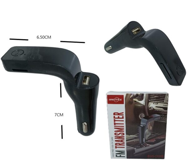 TRANSMISOR DE AUTO 1 USB BT-MP3           GTS-C935