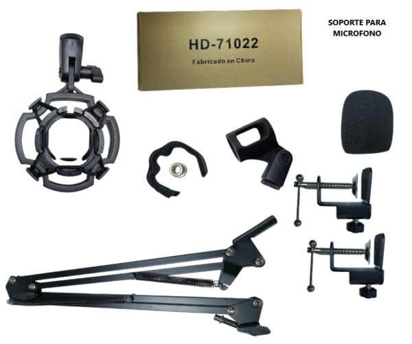 SOPORTE Y ACCESORIOS PARA MICROFONO           HD-71022