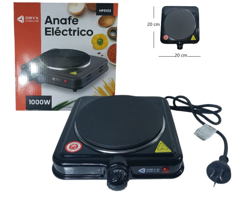 ANAFE DE 1 HORNALLA ORYX 1000W HPS104/HPS103          HPS102