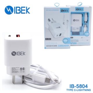 CARGADOR IBEK QC3.0+PD20W TIPO C A IPHONE             IB-5804