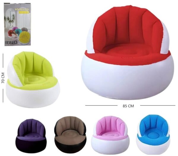 SOFA SILLON PUFF ALMEJA INFLABLE               ISF-160912