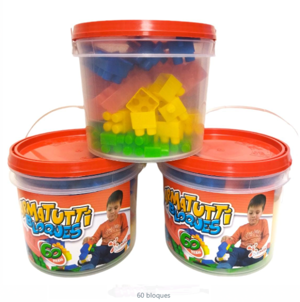BALDE DE BLOQUE 96 PIEZAS DIDACTIC TOYS         K-BLOQ96