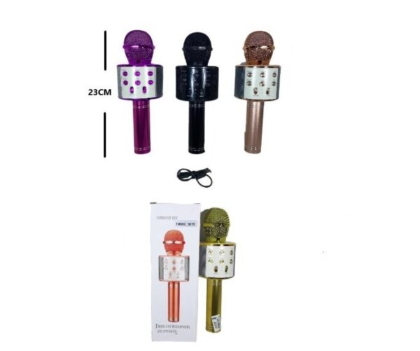 MIC-21006 MICROFONO KARAOKE EFECTO DE VOZ K-585             KA-5796