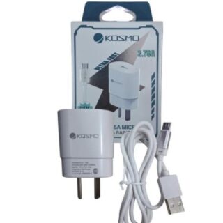 CARGADOR KOSMO 2.75A MICRO USB              KOS-275V8