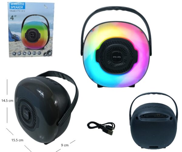 PARLANTE 4PLG BT C/LUZ            KTX-1473