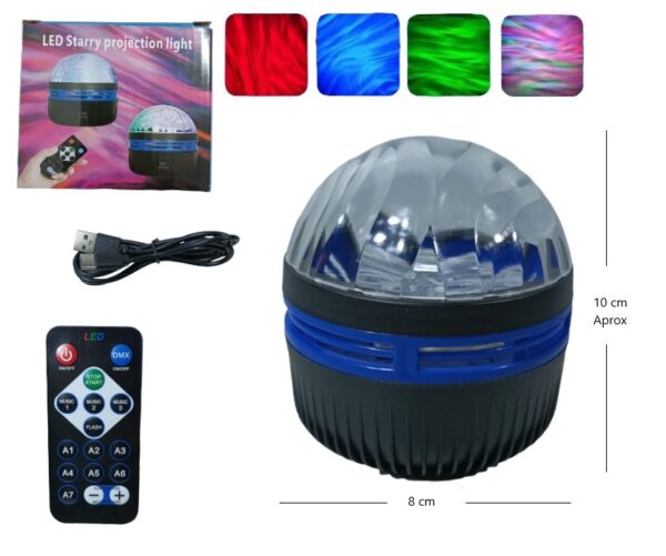 PROYECTOR NEBULOSA CON CONTROL            LED-81011
