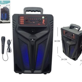 PARLANTE 8PLG BT/ USB / MICROFONO          LP-803