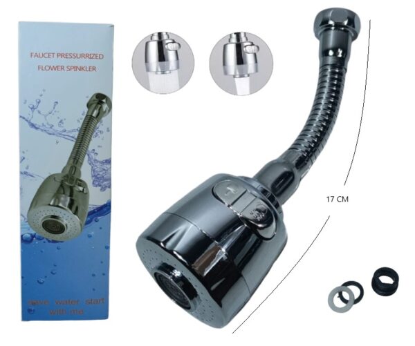 EXTENCION DE GRIFO ROTACION 360 FAUCET PLASTICO           MA-702