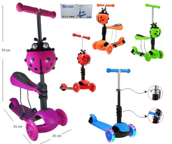 MONOPATIN INFANTIL ANDADOR 3 EN 1 (3 AÑOS)          MG-3C