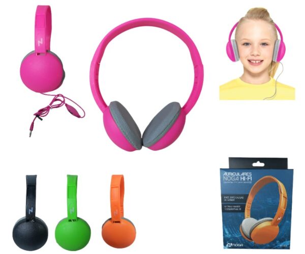VINCHA NOGA C/VOLUMEN BUEN SONIDO (COLORES)-3768         NG-903