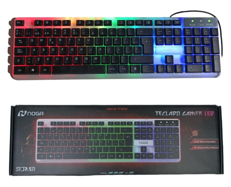 TECLADO GAMER OFFICE RETROILUMINADO