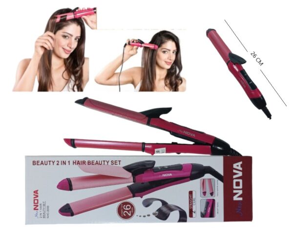 PLANCHITA 2 EN 1 LISO Y RIZADORA              NHC-1818SC