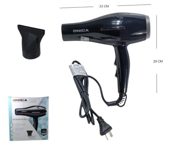 SECADOR DE PELO 2000W 16000 RPM ONICA               OA-CP209/99414