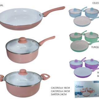 SET DE OLLAS GRANDE DE 3PCS            OR020B-2A