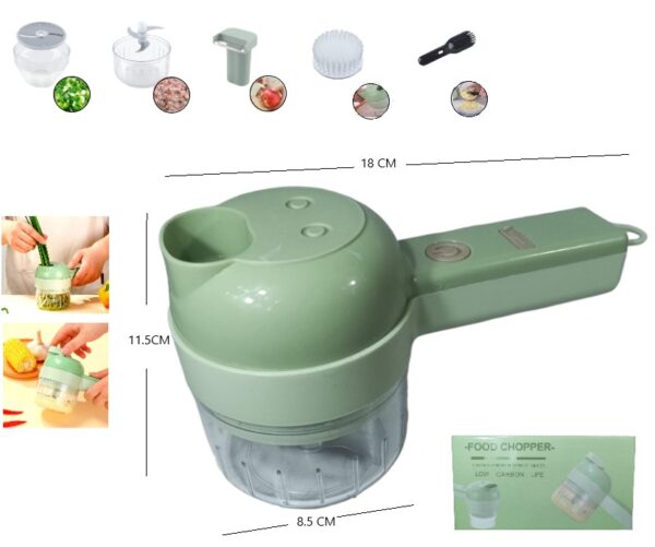 CORTADOR DE FRUTAS Y VERDURAS RECARGABLE 5W PV-01          PV01
