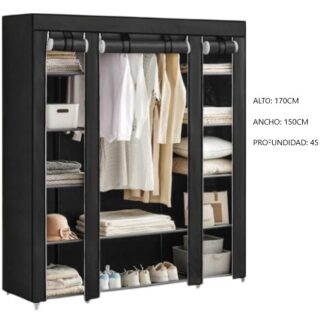 ROPERO 3 COMPARTIMIENTOS C/PERCHERO            R-15