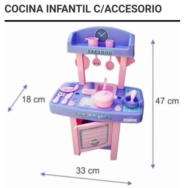 COCINA INFANTIL C/ACCESORIO EN BOLSA         RJ-CP10