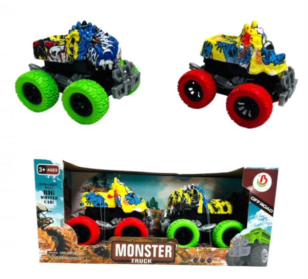 CARRO DINO 4X4 EN CAJA X 2 UNIDADES         T-3642