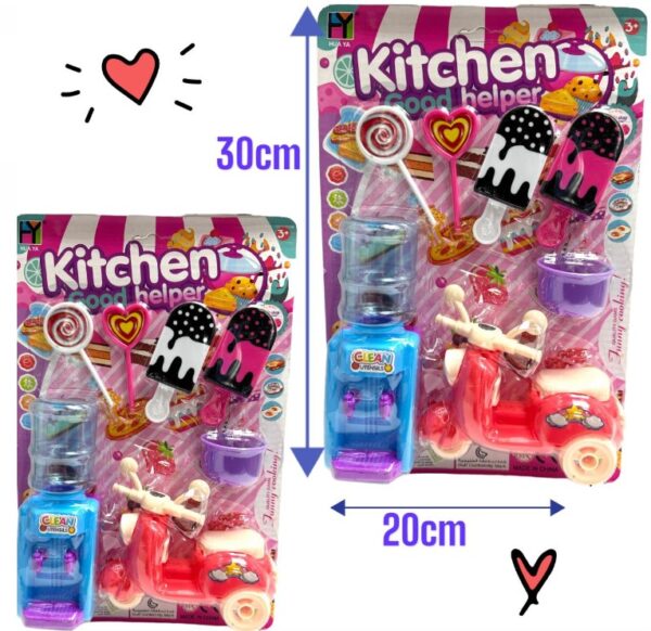 SET DE MOTONETA CON DISPENSER           T-3683
