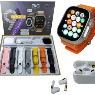 KIT AURICULAR Y RELOJ SMART C/MALLA INTERCAMBIABLE             TH7-1