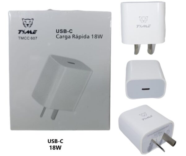 CABEZAL TIME USB SALIDA TIPO C 18W          TMCC607
