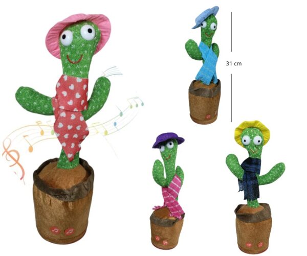 WT-7-10 CACTUS BAILARIN CON ACCESORIOS DC-01      TY0036