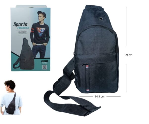 MOCHILA BANDOLERA UNISEX SPORT         YB-1060